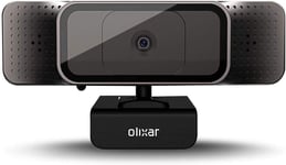 Olixar Web Camera with Microphone for PC, Computer, Laptop, Desktop & Mac - Crystal Clear Audio, HD Webcam - USB Plug In - Easy to Use - Perfect for Zoom, Microsoft Teams, Google Meet etc