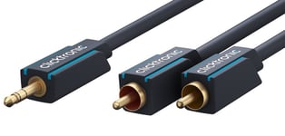 Clicktronic Casual Minijack til 2xPhono kabel - 2 m
