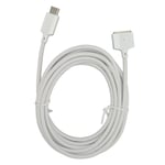 Laptop Laddningskabel Professionell PD140W Effektiv Säker Typ C Laddningskabel för MacBook Pro för MacBook Air 2m Vit