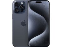 Apple iPhone 15 Pro Max - 5G smartphone - dual-SIM / Internal Memory 256 GB - OLED-skärm - 6.7 - 2796 x 1290 pixels (120 Hz) - 3 st. bakre kameror 48 MP, 12 MP, 12 MP - front camera 12 MP - blått titan