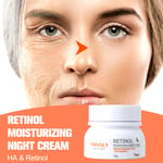 Anti-Wrinkle Firm & Lift Night Cream 50ml Rational+Hyaluronic Acid+VE+Peptide-5