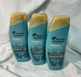 3x HEAD & SHOULDERS DermaX Pro Scalp Care Soothing Shampoo for Dry Scalp 300ml