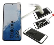 Full Frame Glas skydd Samsung Galaxy S22 5G (Svart)