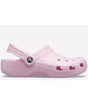 Crocs Mens Classic Clog Unisex - Pink Cotton - Size UK 4