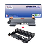 Kit Tambour+Toner compatible avec Brother TN2220, TN2010, DR2200 pour Brother Fax 2840, Fax 2845, Fax 2940 - T3AZUR