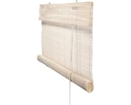 Rullgardin bambu Roll-up vit 90x240cm