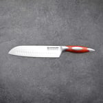 Flint & Flame 8 inch Santoku Knife by The Chopping Block Shop