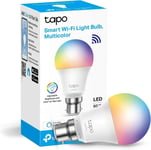 TP-Link Tapo Smart Bulb, WiFi LED Light, B22, 8.7W, Works with Amazon... 