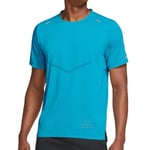 T-Shirt De Running Bleu Homme Nike Rise 365 Ss