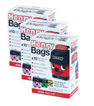 30 x Genuine Numatic Henry Hetty HEPAFLO Vacuum Cleaner Hoover Bags 604015