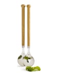 Sagaform Nature Salat Utensils Brun