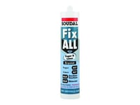 Sealant Fix All Crystal Transparent 290 Ml Patron, Högkvalitativt 1-Komponentskikt Med Hög Vidhäftningsförmåga Och Elasticitet