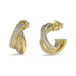 Guess UBE04066YG PERFECT Links Mini Hoops 17mm Gold-Tone Jewellery