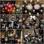 Christmas Window Stickers Diy Star Snow Angel Wall Decals For Fa I