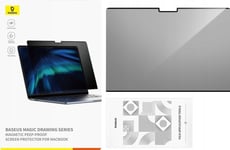Baseus Magic Drawing Tempered Glass For Macbook Air 15.3" (2023/2024) + Cleaning Kit (Transparent)