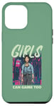 Coque pour iPhone 15 Plus Même les filles peuvent jouer – Femme Gamer Fan