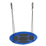 Rootz Nest Swing - Barngunga - Väderbeständig - Upp till 100 kg - Längdjusterbara rep - Blå - Ø110cm x 170cm