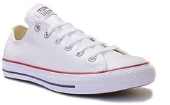Converse 132173 Chuck Taylor All Star Leather Ox White In White Size UK 3 - 12