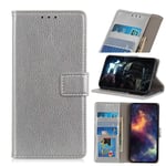 Custodia® Flip Wallet Case for Asus Zenfone 6 ZS630KL/Asus Zenfone 6z/Asus Zenfone 6 2019 (Silver)