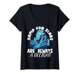 Womens Rock Climbing Camp for slabs are always a delight Bouldering V-Neck T-Shirt