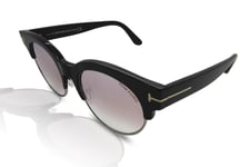 Tom Ford Sunglasses Men's FT0598 Henri-02 01Z Black/Purple Mirror