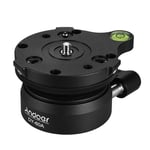 Andoer Tripod Leveling Base with Offset Bubble Level for Canon Nikon DSLR Camera for Tripod Monopod 1/4inch 3/8inch