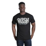 Rush Logo Neil Peart Geddy Lee Alex Lifeson 1 Official Tee T-shirt Mens