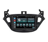 Jf Sound Car Audio System JF-038OC-X9C Radio de Voiture sur Mesure pour Opel Corsa E Android GPS Bluetooth WiFi USB Dab+ Touchscreen 8" 8core Carplay AndroidAuto, Noir