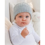 Little Pearl Hat by DROPS Design - Baby Lue Strikkeoppskrift str. 0/1  - 3/4 år