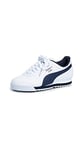 PUMA Roma, Basket Homme, Blanc-Bleu Marine, 36 EU