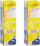 White Glo Smokers Formula Whitening Toothpaste Pack 150g (Pack of 2) 