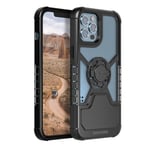 Rokform - iPhone 12 Pro Max Case, Slim Magnetic, Clear Apple Case, iPhone Cover with RokLock Quad Tab Twist Lock, Dual Magnet, Drop Tested Armor, Crystal Series (Clear)