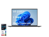 PC Portable LG gram 16Z90Q-G.AA56F 16" Intel Core i5 16 Go RAM 512 Go SSD Gris charbon