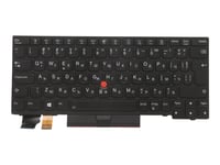 Lite-On - Ersättningstangentbord För Bärbar Dator - Med Trackpoint, Ultranav - Bakgrundsbelyst - Qwerty - Bulgariska - Svart - Fru - För Thinkpad L13 Gen 2  L13 Yoga Gen 2  X13 Gen 1