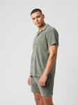 Björn Borg Borg Toweling Pool Shirt Grön, S