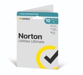 Norton Utilities Ultimate 2024 for 10 Devices 1 Year Win PC - Delivered by Post