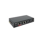 Intellinet - Network Solutions Fast Ethernet Switch a 6 Porte Con 4 Porte PoE (1 x High-Power PoE) Nero (561686)