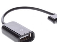 Techly I-Sam-Ext20, Svart, Usb A, Samsung 30-Pin, 0,2 M, Honkoppling, Hankoppling