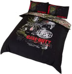 Call of Duty Warning Double Duvet Cover Official Bedding Set PS5 Xbox Gaming