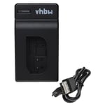 vhbw Chargeur USB compatible avec Panasonic Lumix DC-GH5 II, DC-GH6, DC-GH5S caméra action-cam + câble micro-USB + témoin de charge