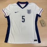 England Nike Home Stadium Womens Stones 5 Shirt 2024 - Size Medium
