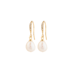 Pilgrim Jasmin Pearl Earrings Gold-Plated