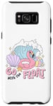 Galaxy S8+ Flamingo Go With The Float Summer Pool Party Vacation Cruise Case