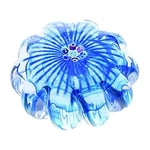 Caithness Glass Little Flowers-Blue, Multicolour, 8x8x3.5 cm