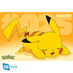 Abysse POKEMON - Poster Maxi 91.5x61 Pikachu Asleep