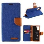 samsung Canvas Diary Samsung A21s Wallet Case Blue