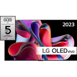 LG 55" 4K OLED-EVO Smart TV (2023). Musta