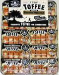 10 stk av 100g Walkers Roasted Hazelnut Toffee i metallbricka