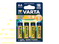 Varta Longlife 4106 - Batteri 4 X Aa-Typ - Alkaliskt