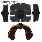 Electrostim-enhet, trådlös EMS elektrisk muskelstimuleringstillbehör, höftträning, muskelstimulering - Battery Style-F